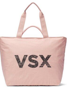 ⚡⚡⚡VSX Victoria's Secret Pale Petal Pink Large Tote Bag NWT (Retail $50)⚡⚡⚡